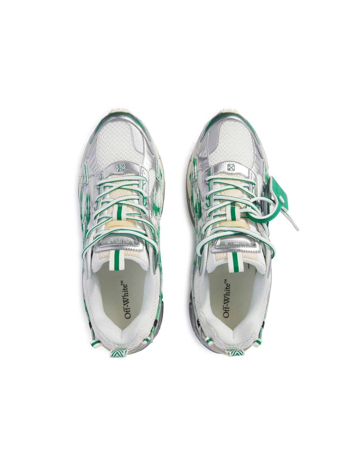 OFF-WHITE Be Right Back Silver Turquoise